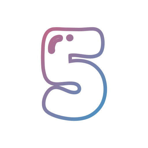 Five free icon Five free icon