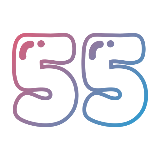 Fifty five free icon