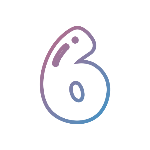 Six free icon Six free icon