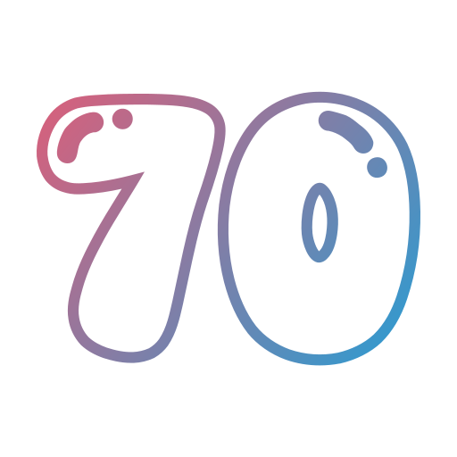 Seventy free icon Seventy free icon