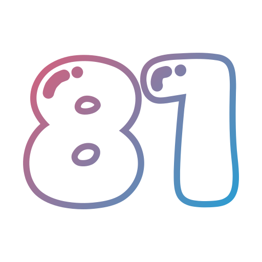 quatre-vingt-un Icône gratuit quatre-vingt-un Icône gratuit