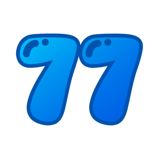setenta y siete icono gratis