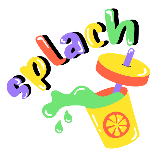 Éclabousser gratuit sticker