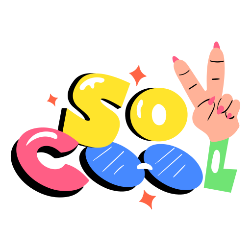 cool gratuit sticker