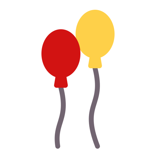 Воздушные шары бесплатно иконка