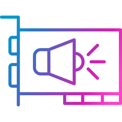tarjeta de sonido icono gratis