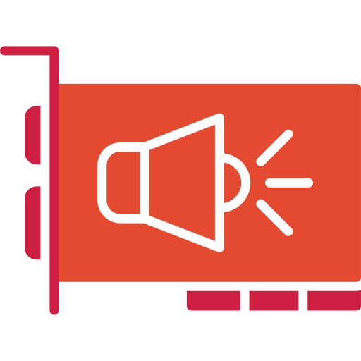 tarjeta de sonido icono gratis