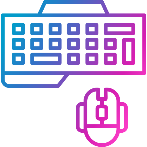 teclado y ratón icono gratis