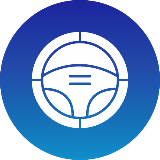Steering wheel free icon