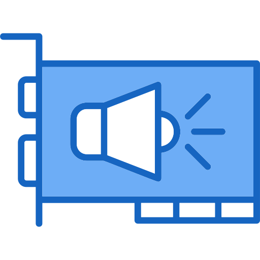 tarjeta de sonido icono gratis
