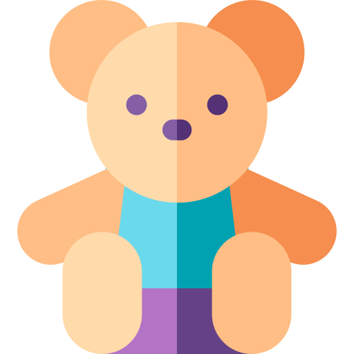 Oso de peluche icono gratis