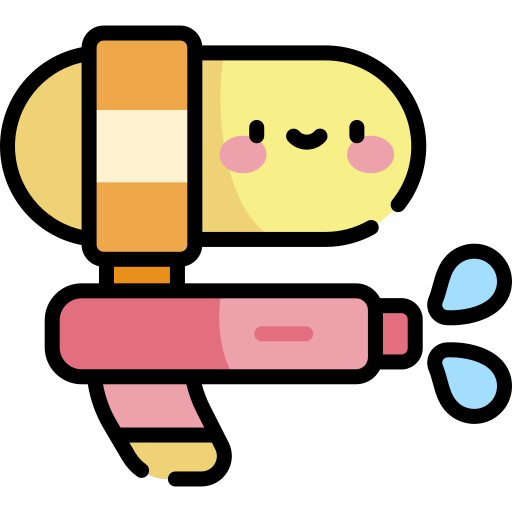 pistolet à eau Icône gratuit