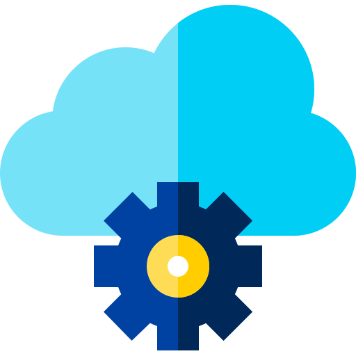 Configuración en la nube icono gratis