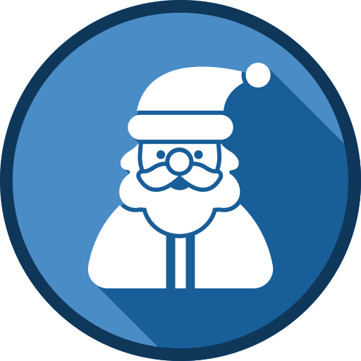 papá noel icono gratis