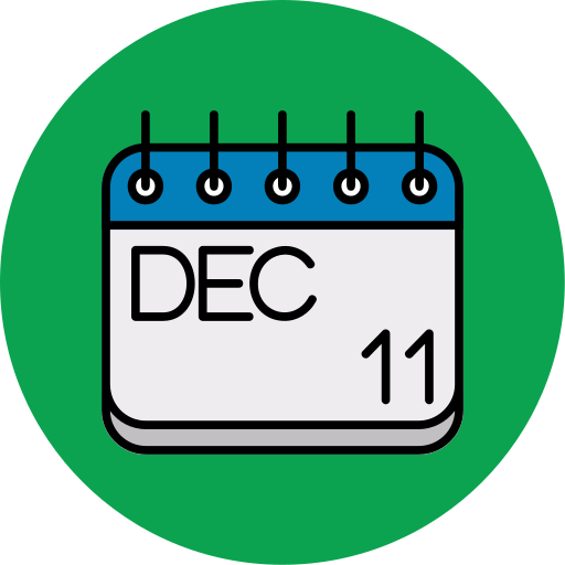 diciembre icono gratis