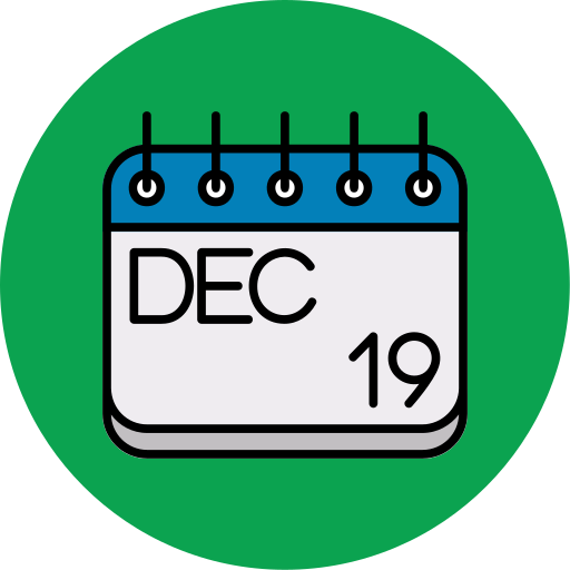 diciembre icono gratis