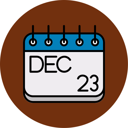 diciembre icono gratis