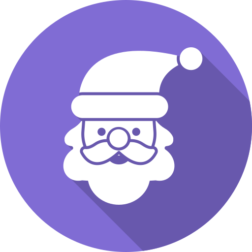 papá noel icono gratis