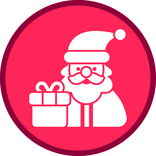 papá noel icono gratis