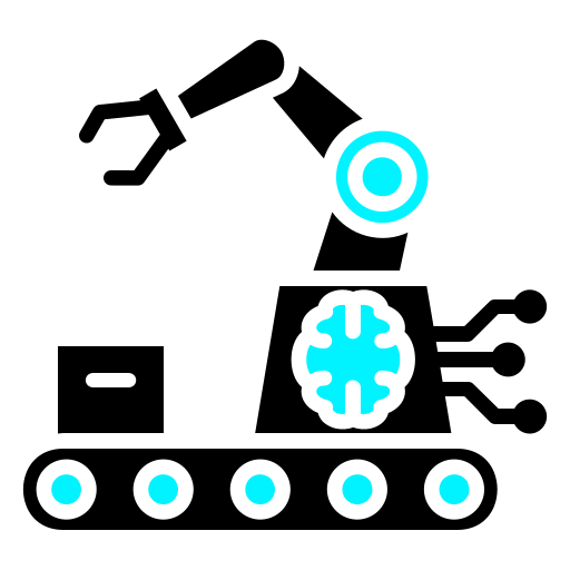 machine de fabrication Icône gratuit