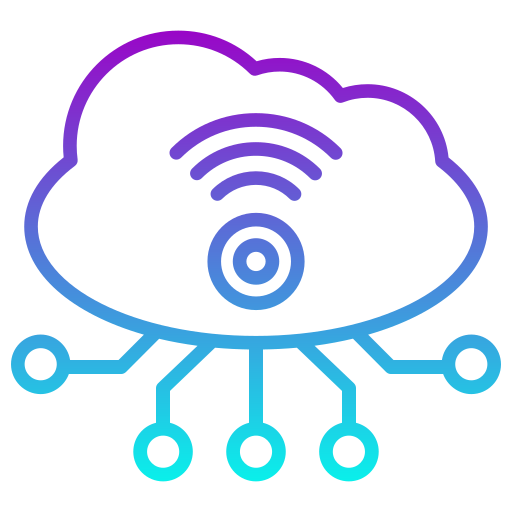 conectividad en la nube icono gratis