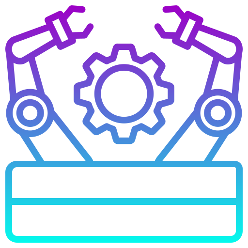 automatización de procesos robóticos icono gratis