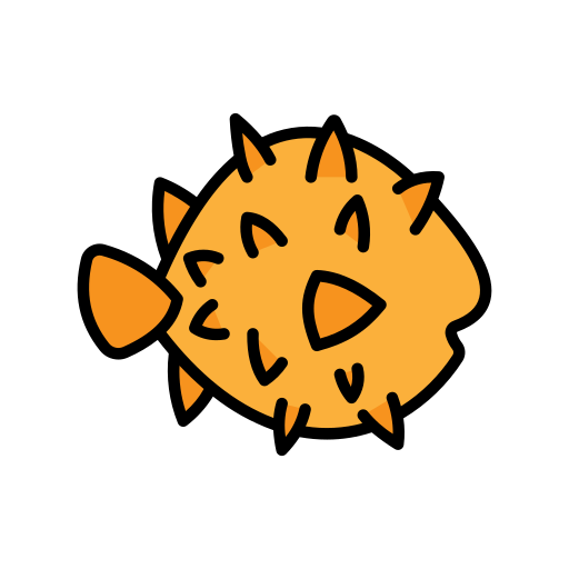 pez globo icono gratis