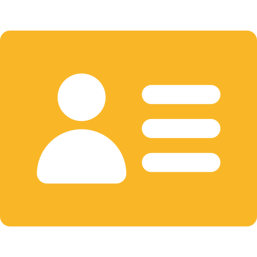 tarjeta de identificación icono gratis