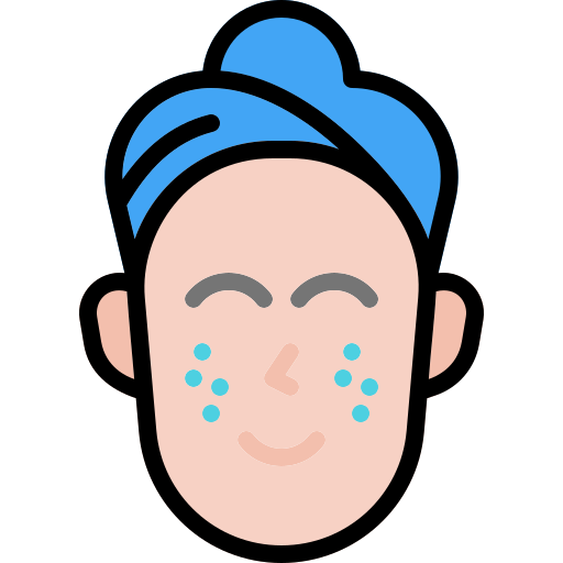 gommage du visage Icône gratuit