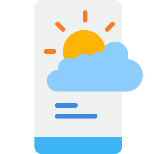 Weather app free icon