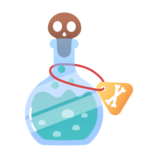 líquido tóxico icono gratis