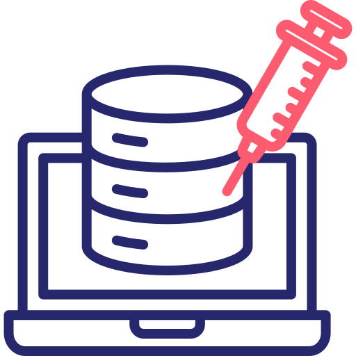 inyección sql icono gratis