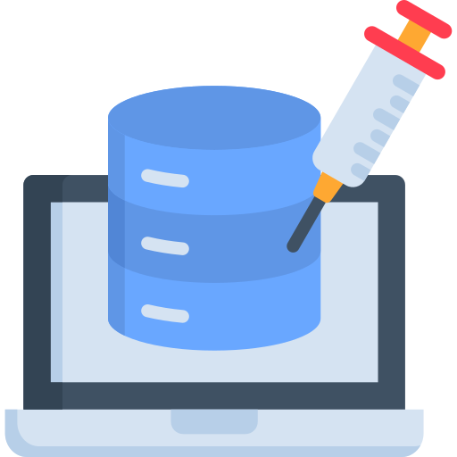 inyección sql icono gratis