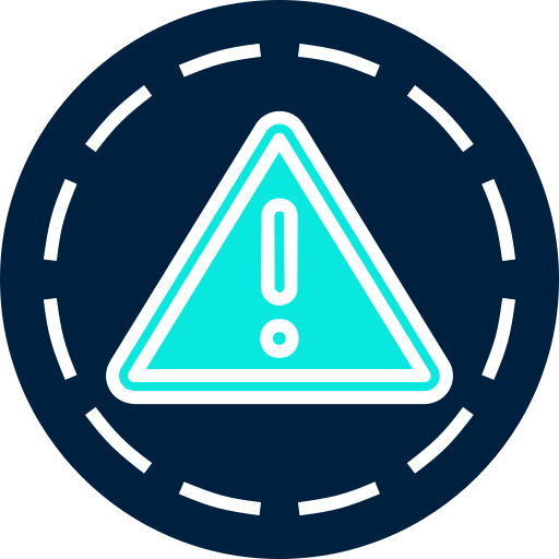 Neon attention free icon Neon attention free icon