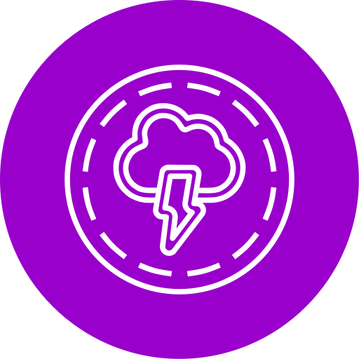 clima de neón icono gratis