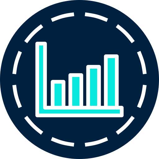 acciones de neón icono gratis