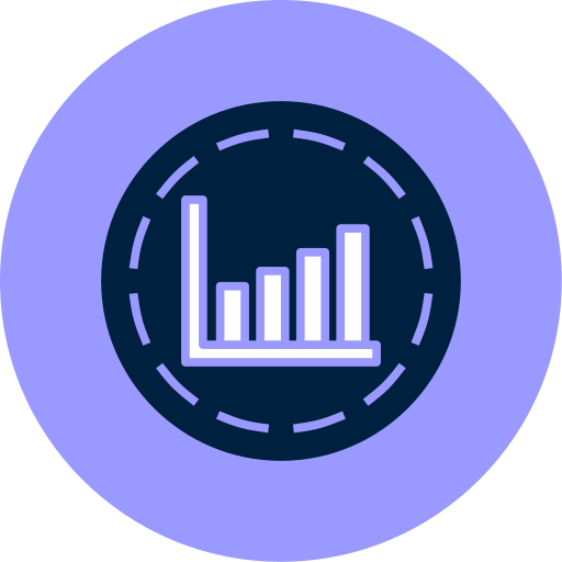 acciones de neón icono gratis