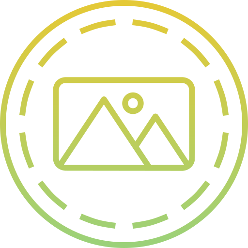 galería de neón icono gratis