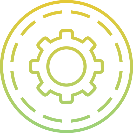 Neon settings free icon Neon settings free icon