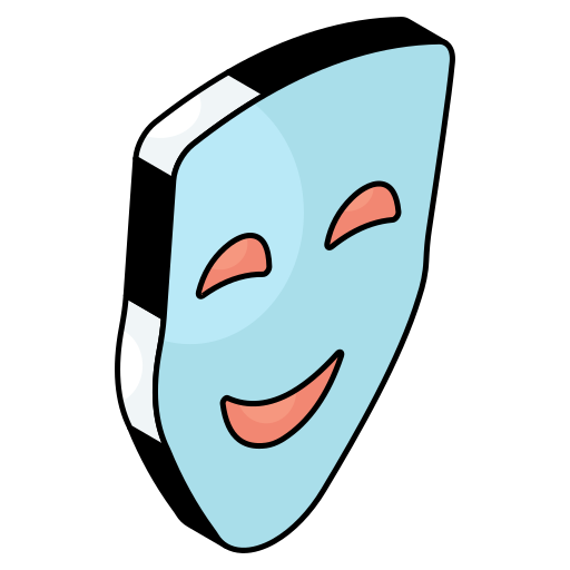 máscara de fiesta icono gratis