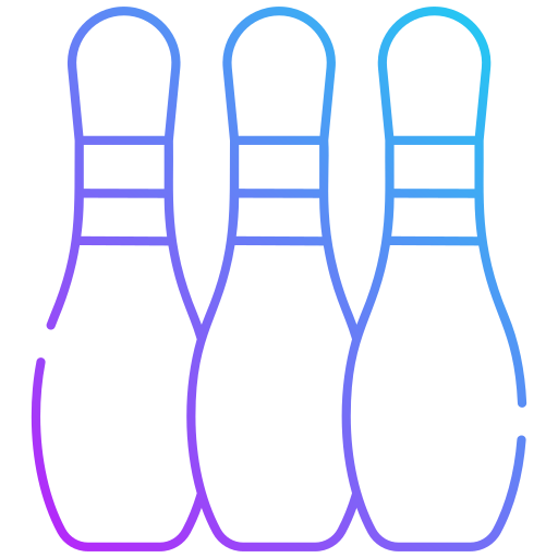 Bowling pins free icon Bowling pins free icon