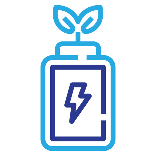 batería ecológica icono gratis