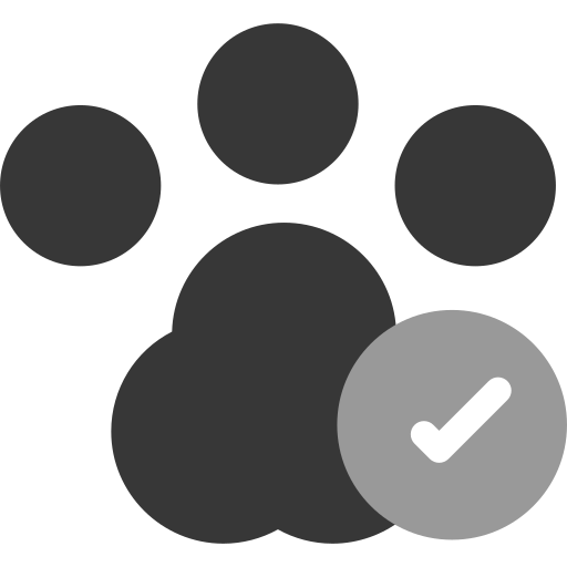 se aceptan mascotas icono gratis