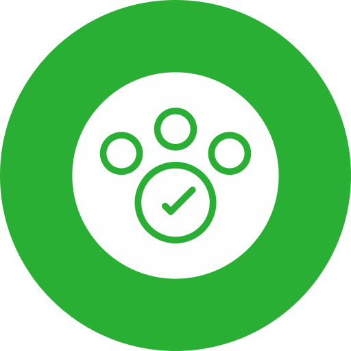 se aceptan mascotas icono gratis