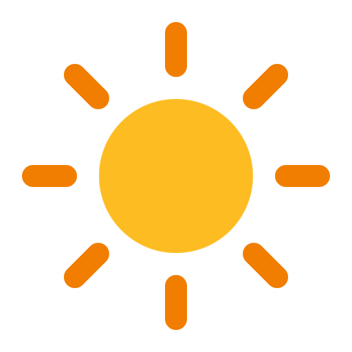 Sun free icon