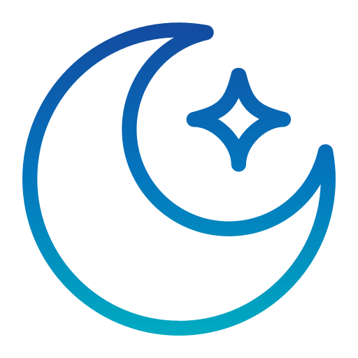 modo nocturno icono gratis