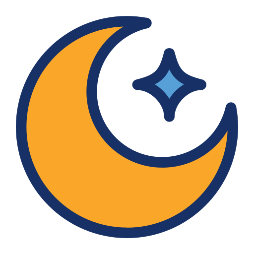 modo nocturno icono gratis