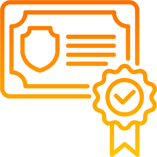 certificado icono gratis