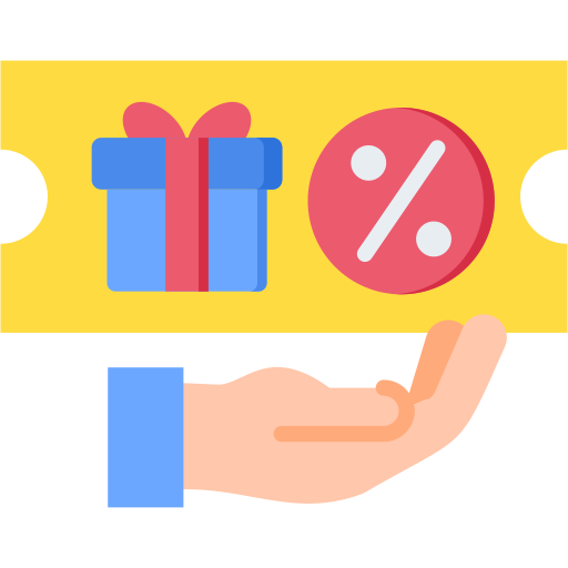 rabais Icône gratuit