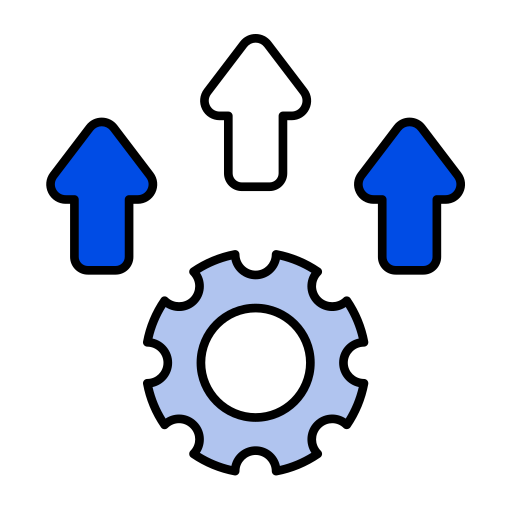 mejora de procesos icono gratis